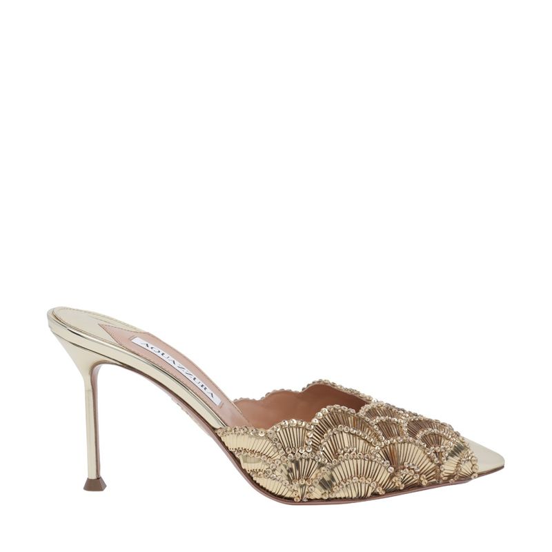 Aquazzura Women Ce Soir Pump Mules